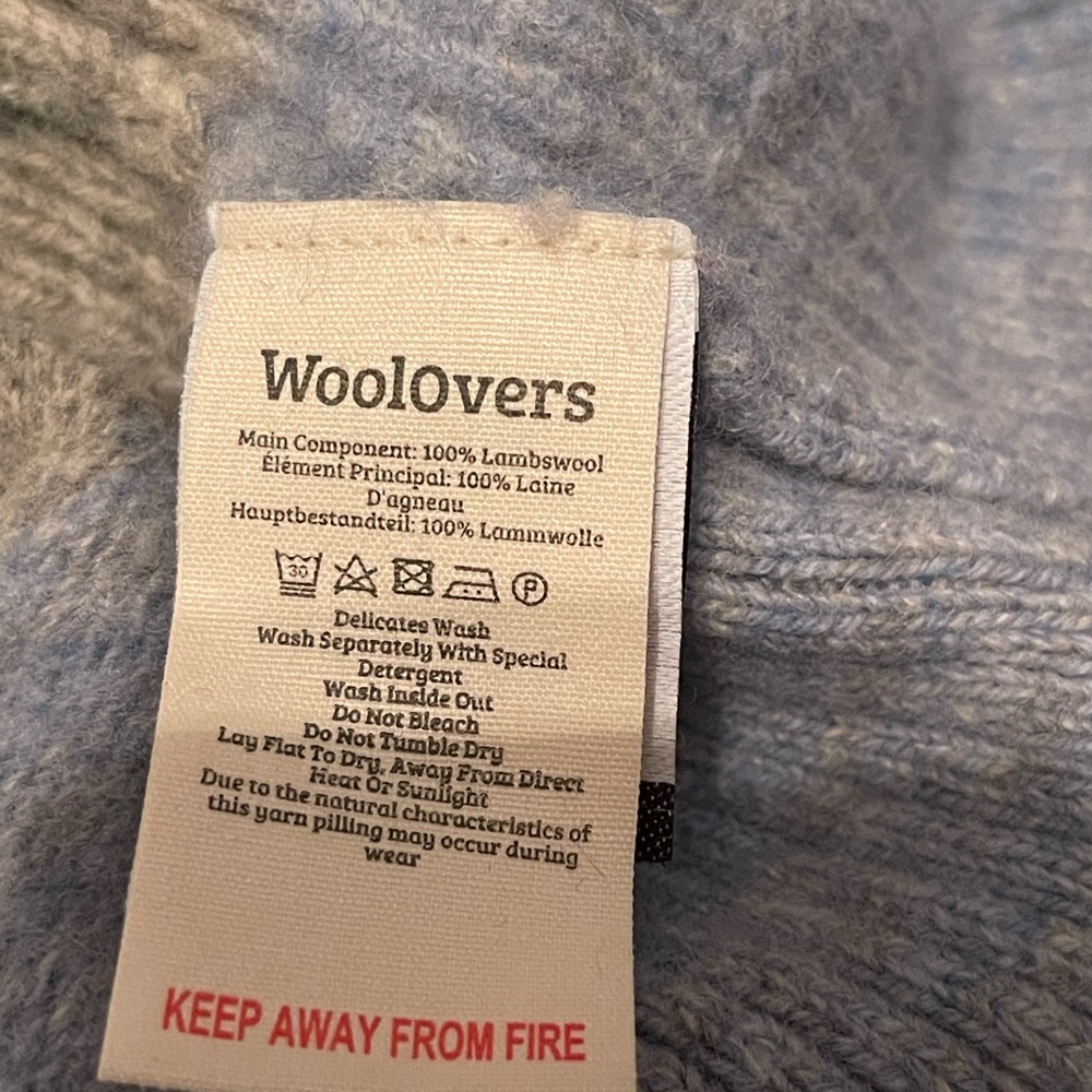 Woolovers Crew Neck Abstract Pattern Sweater - image 3